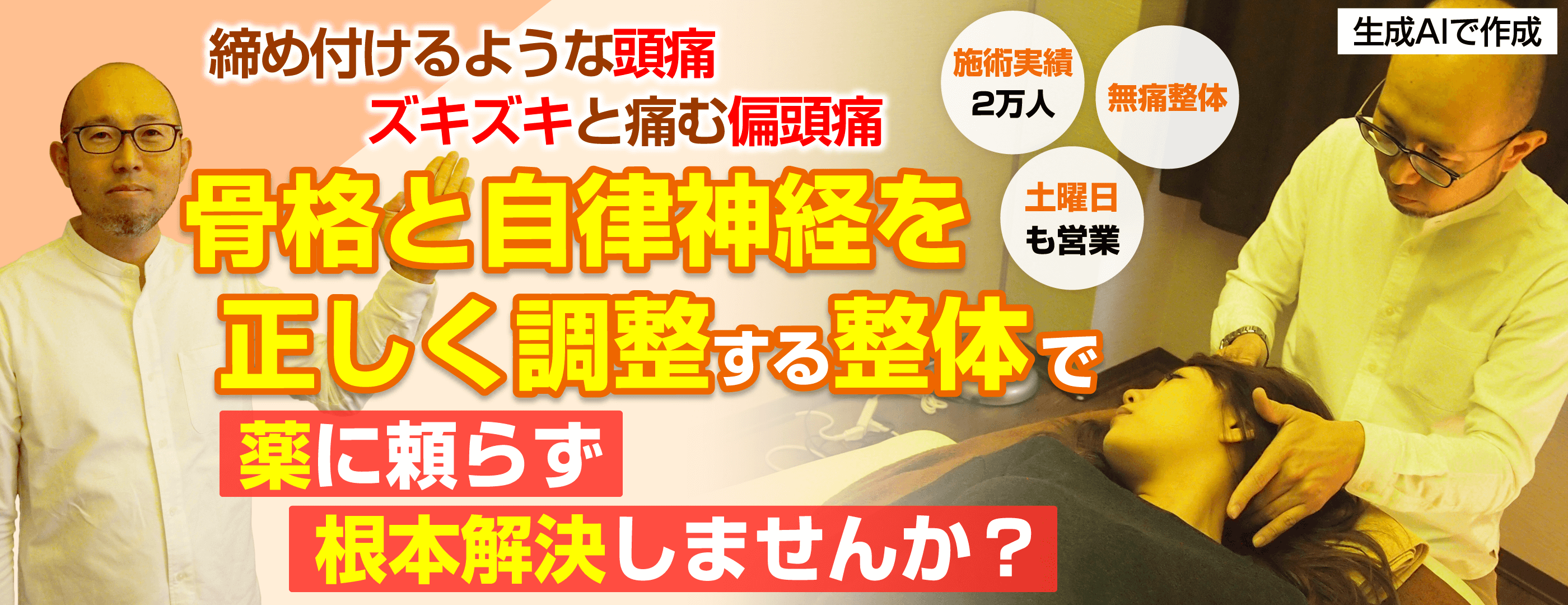 頭痛（緊張型・偏頭痛） | 大阪市東淀川区の新大阪整体